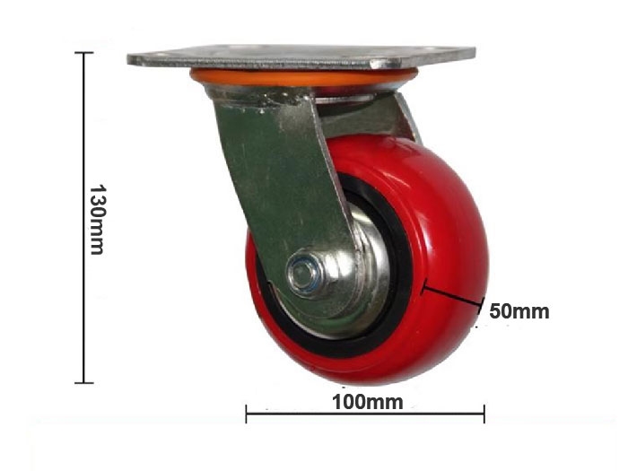 bánh xe pu hàn quốc 100mm