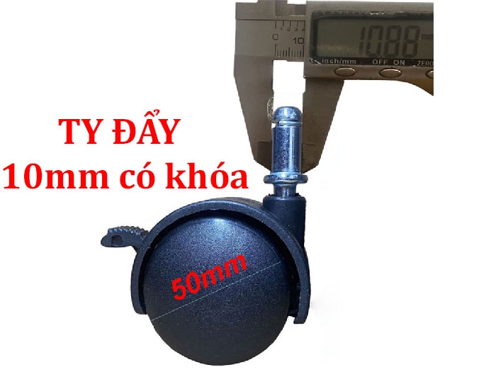 kích thước bánh xe quạt hơi nước 10mm có khóa