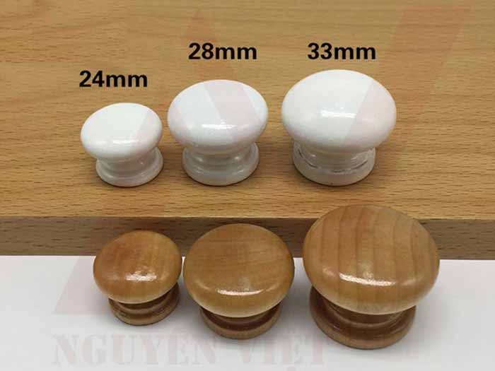 kích thước chuẩn núm gỗ Nguyên Việt