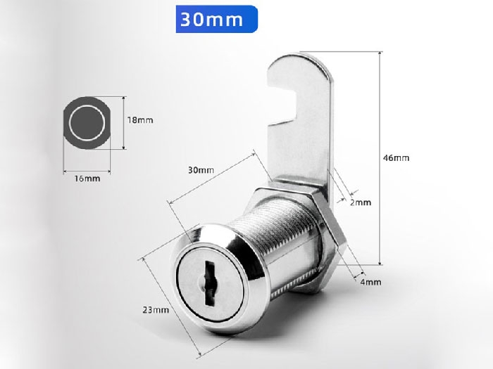 ổ khóa cửa tủ kích thước 30mm