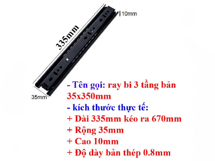 ray bi 3 tầng bản 35x350mm