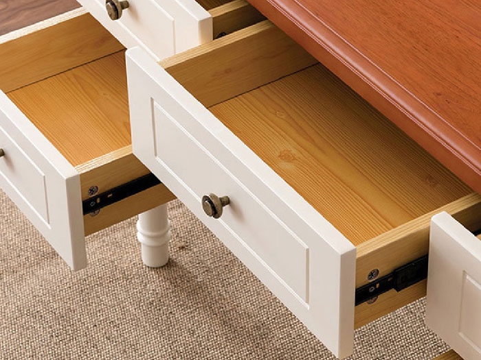 ray bi 3 tầng lắp ngăn kéo tủ gỗ