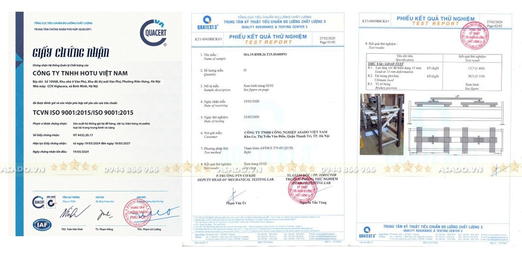 Chứng nhận ISO và chứng nhận lực - Hotu Việt Nam