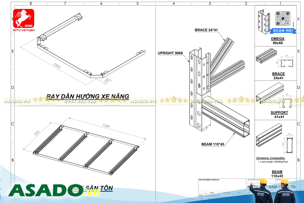 Phụ kiện Kệ VNA