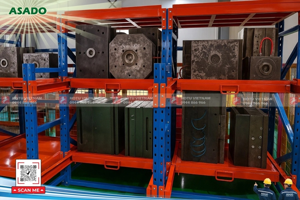 Kệ khuôn - Kệ để khuôn - Kệ chứa khuôn - Mold Rack - 3 tầng