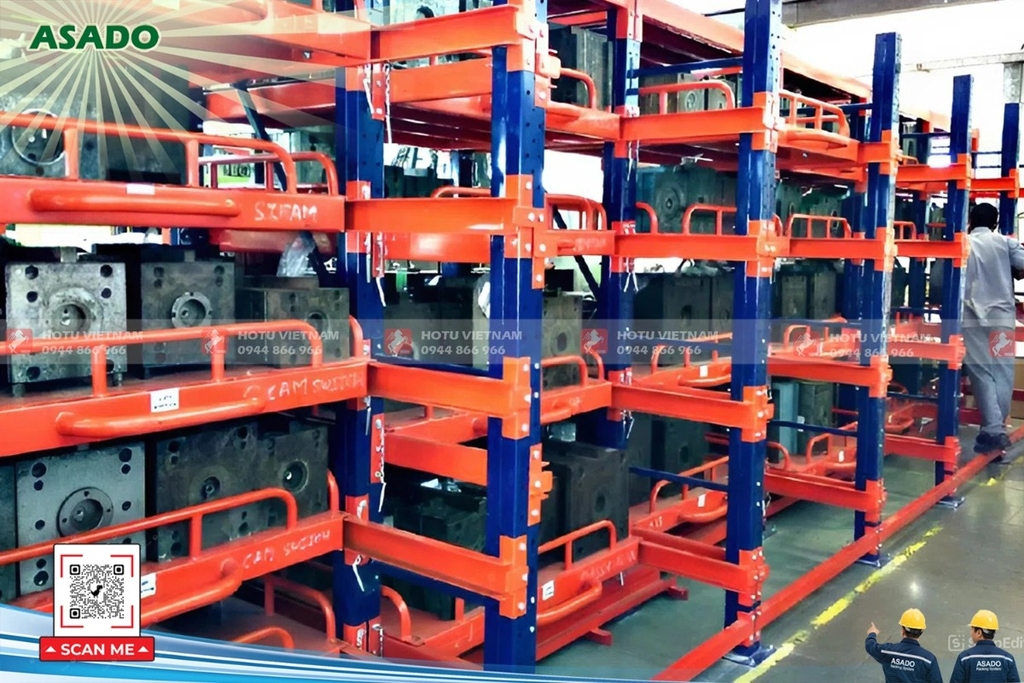 Kệ khuôn - Kệ để khuôn - Kệ chứa khuôn - Mold Rack - 6 tầng