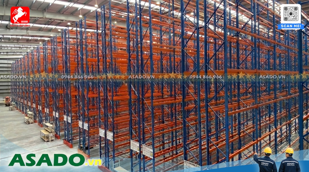 Kệ VNA Lối đi hẹp - Very Narrow Ailse Racking