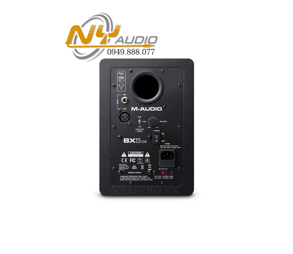  Loa kiểm âm Studio M-Audio BX5 D3 Monitor hàng nhập khẩu chính hãng