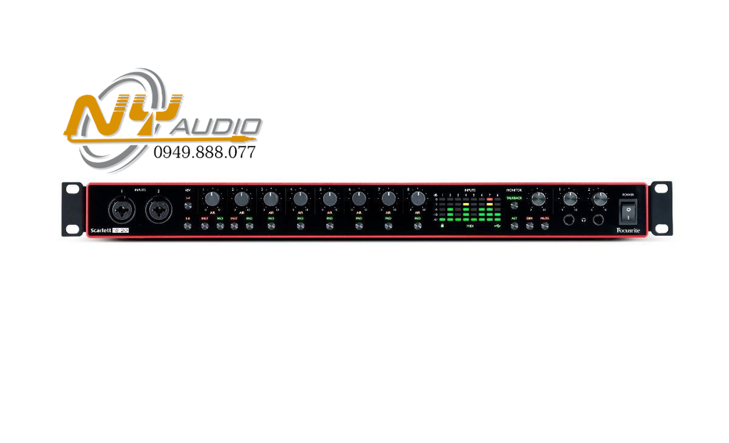 Focusrite Scarlett 18i20 Gen 3 hàng nhập khẩu chính hãng