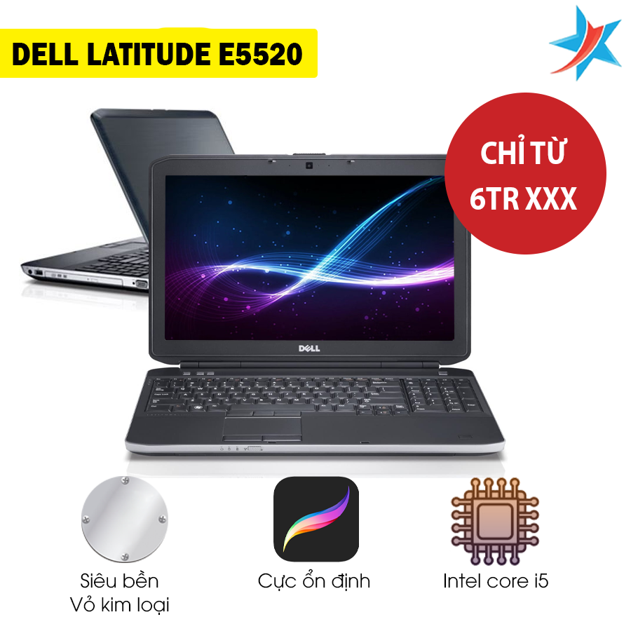 Dell Latitude 5520 Core i5 2410M/ 4GB/ 128GB/ Dell Latitude 5520 Core i5 2410M/ 4GB/ 128GB/