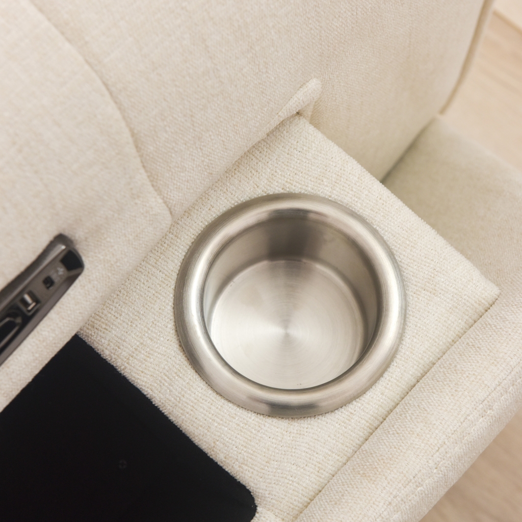 Ghế sofa thông minh chỉnh điện Caldo vải 3 ghế