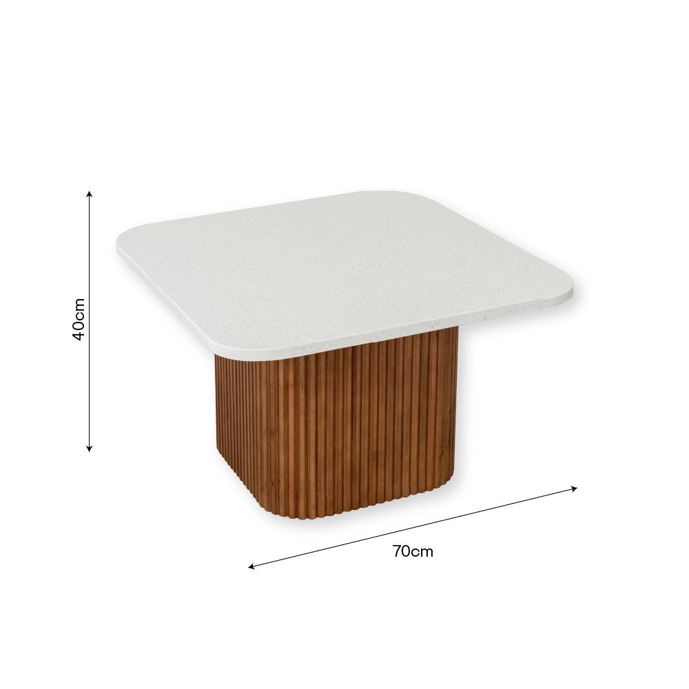 Bàn trà Chesnut phiên bản mặt bàn 70cm