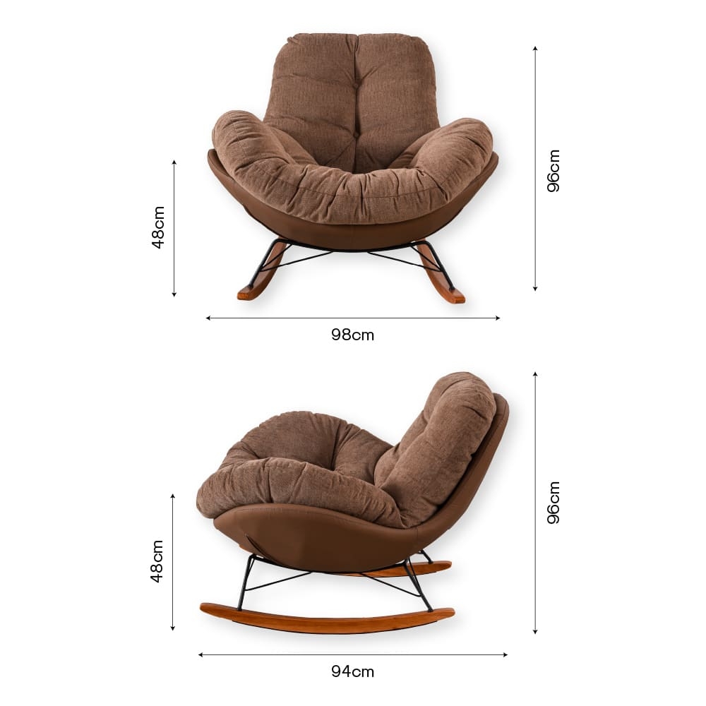 Ghế bập bênh Chubby