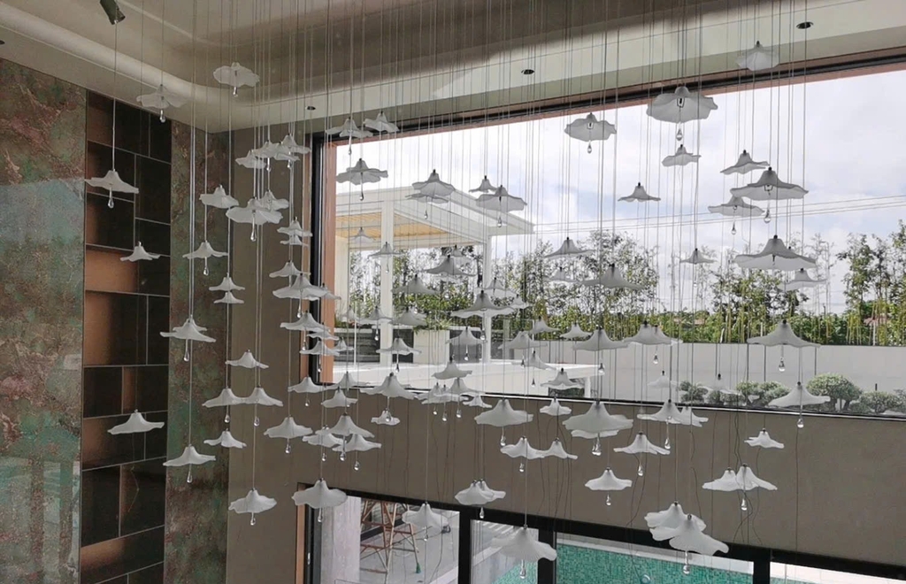 Đèn thả thông tầng Champinon