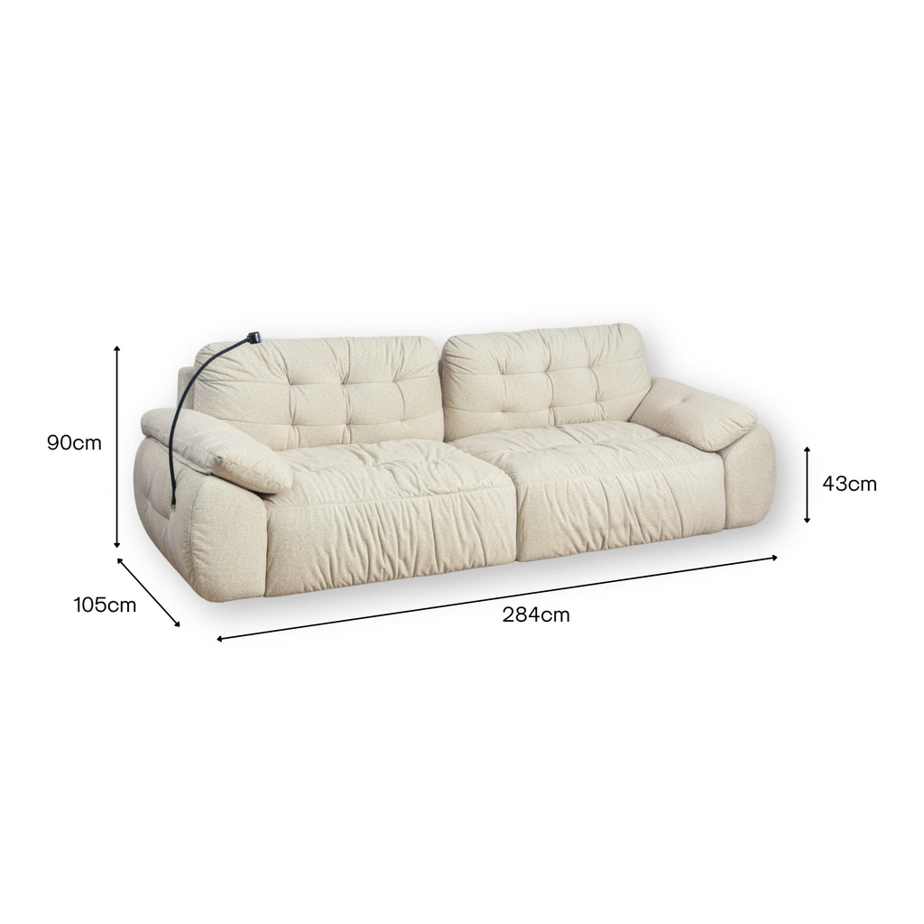 Ghế sofa thông minh chỉnh điện Genoa 230 cm