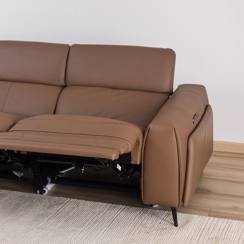 Ghế sofa thông minh chỉnh điện Caldo da thật NW 2 ghế