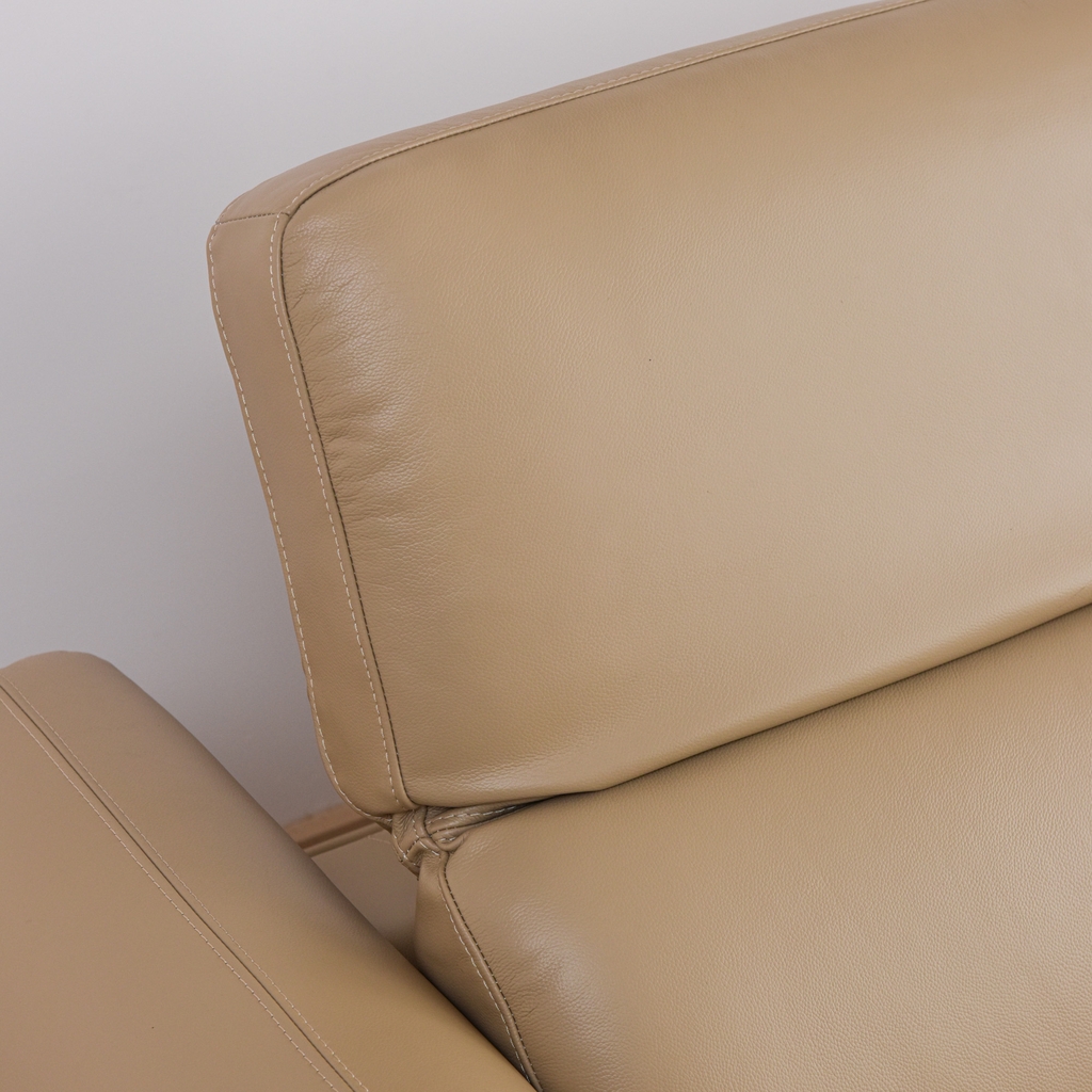 Ghế sofa thông minh chỉnh điện Obido da thật BV 2 ghế