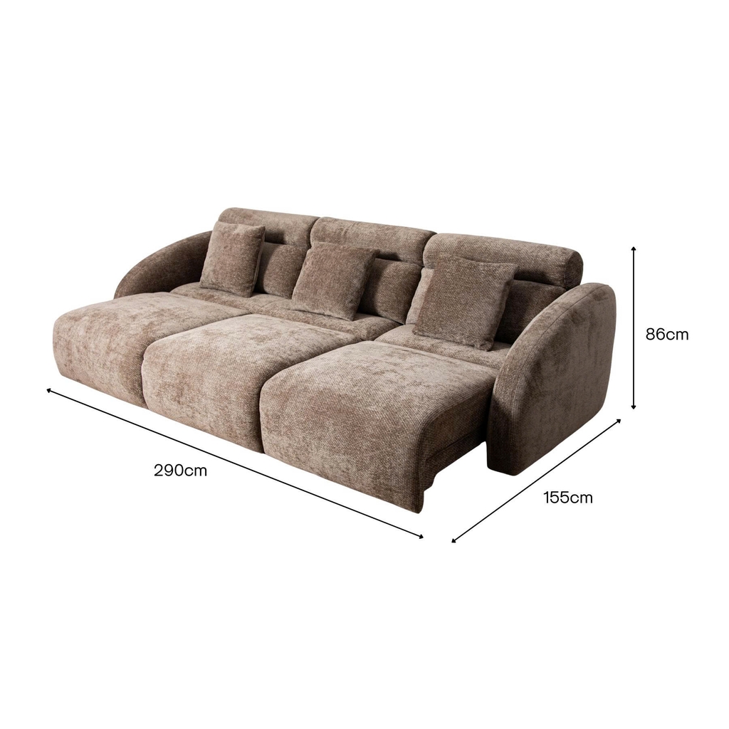 Ghế sofa thông minh chỉnh điện Tencha 3 ghế
