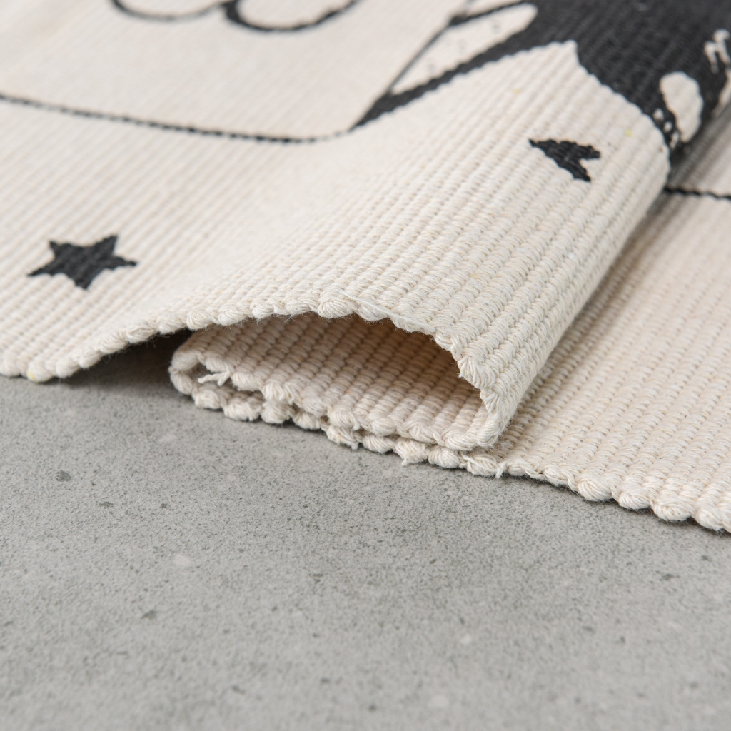 Thảm chân Rolie cotton linen 70x140