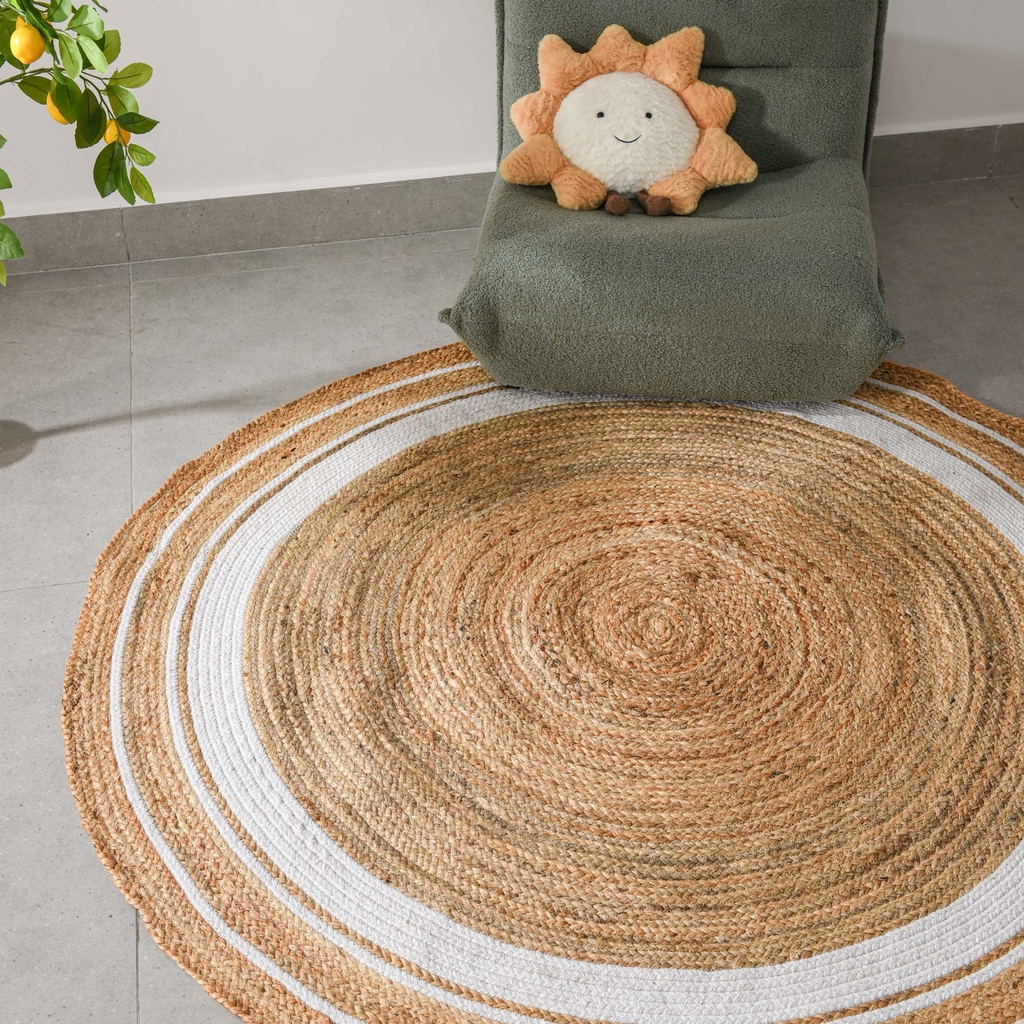 Thảm trải sàn Elysian Nâu dệt tay Ấn Độ