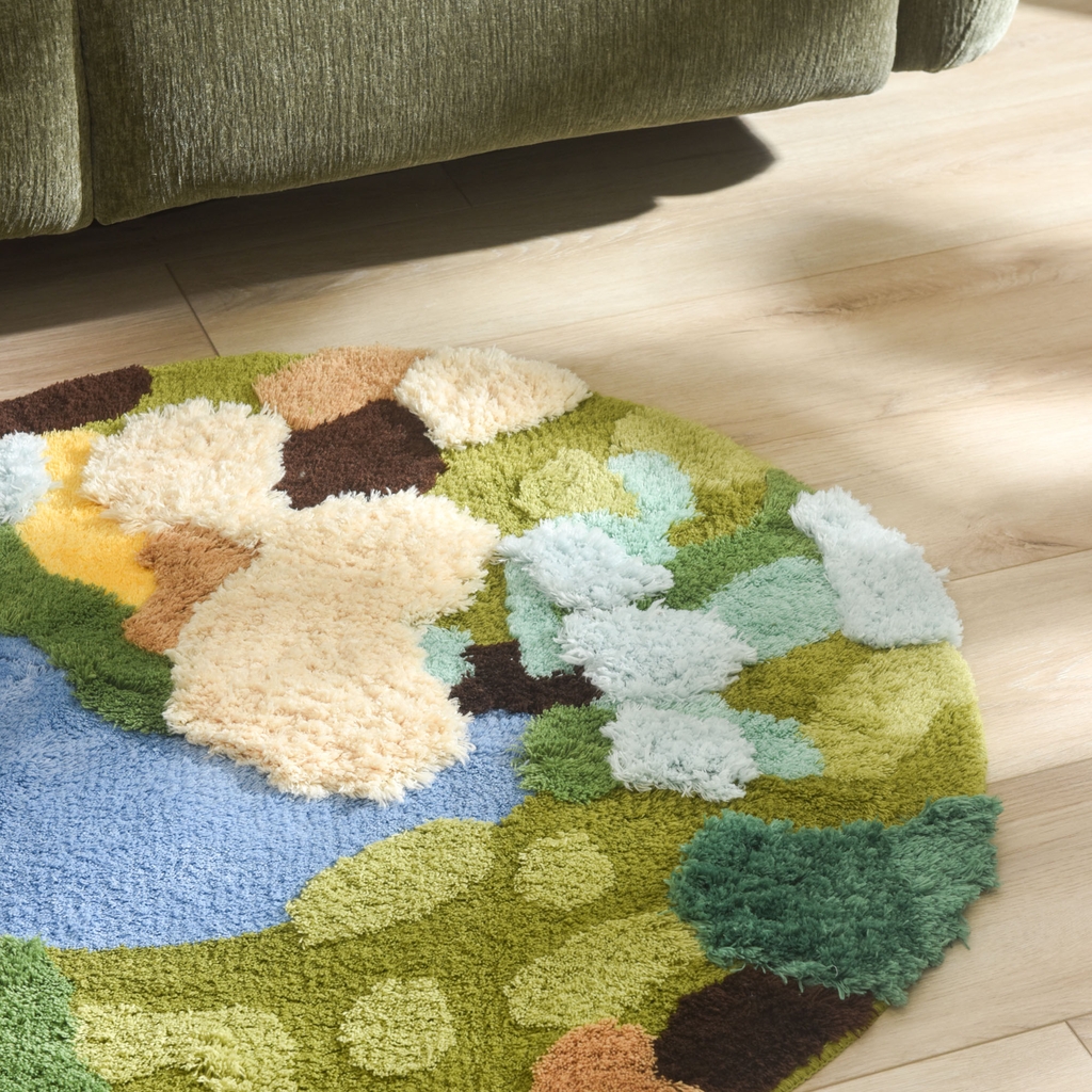 Thảm trải sàn Ping tufted dệt nổi