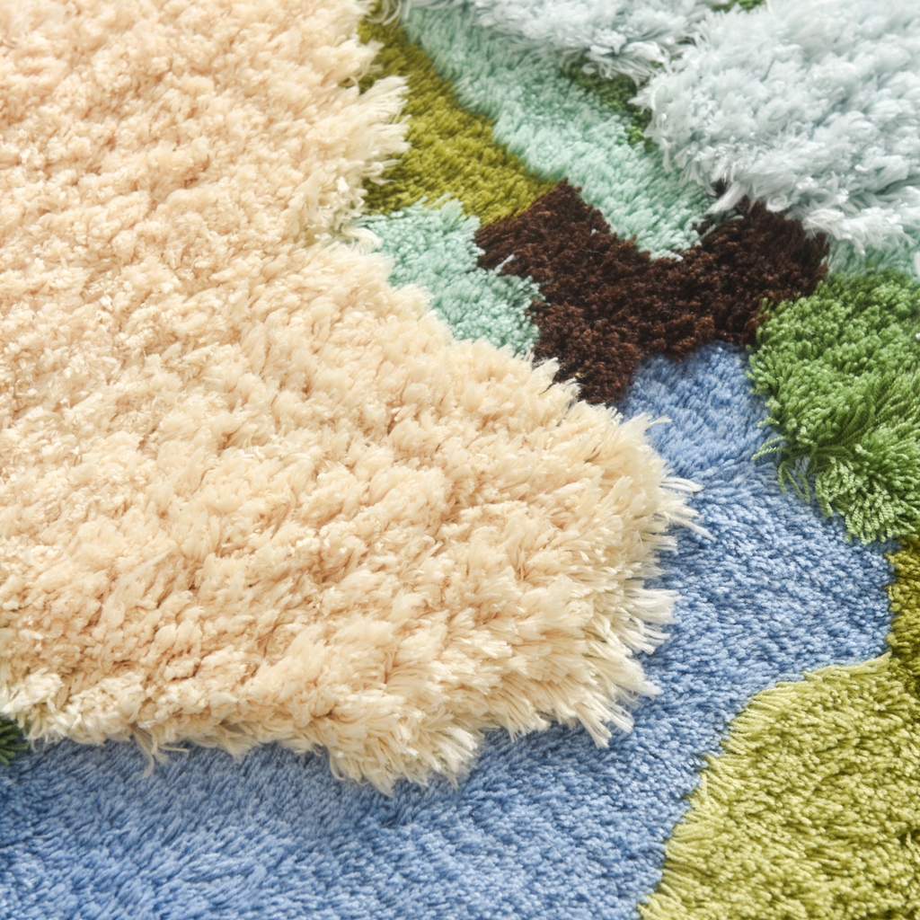Thảm trải sàn Ping tufted dệt nổi
