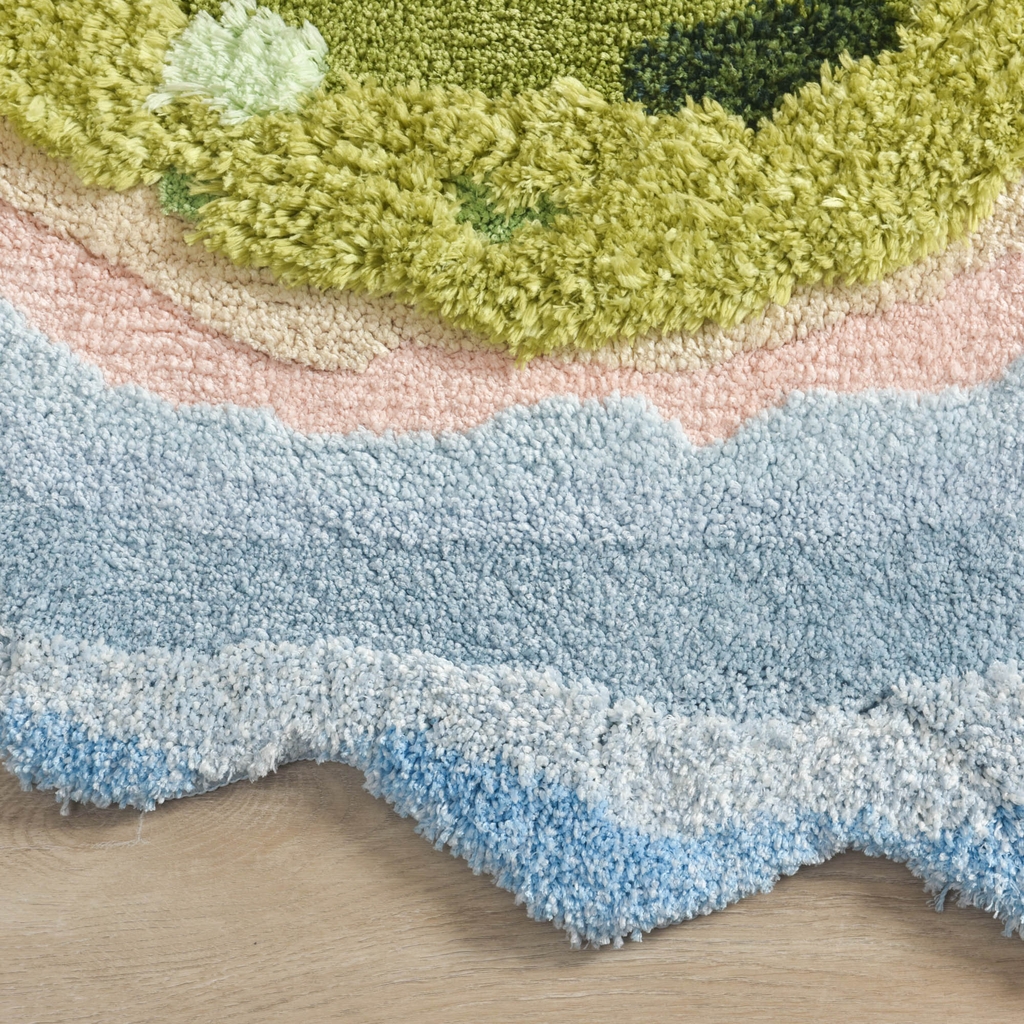 Thảm trải sàn Pong tufted dệt nổi