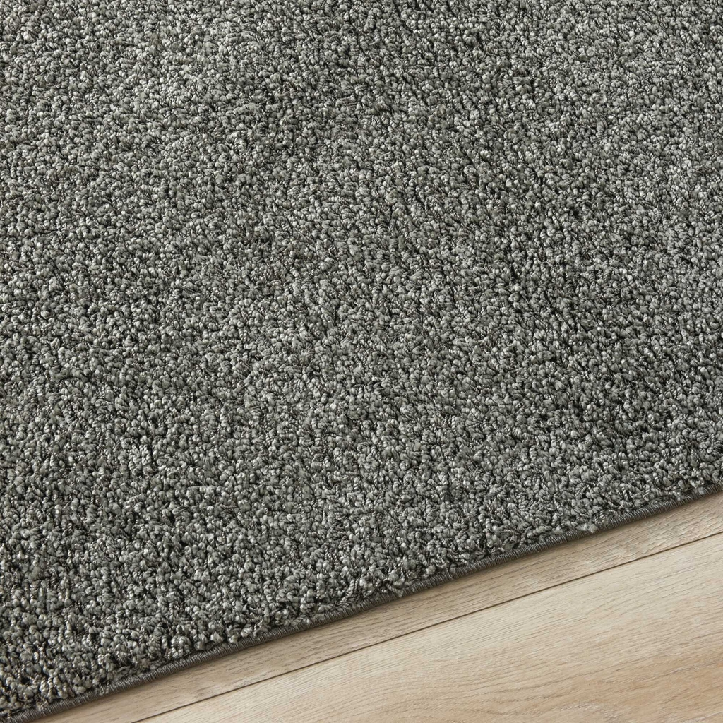 Thảm trải sàn Ribe xám dệt trượt nước khổ tùy chọn