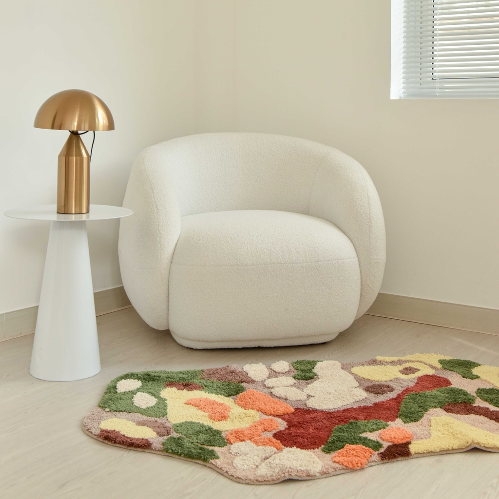 Thảm trải sàn Keily tufted dệt nổi 80 x 150