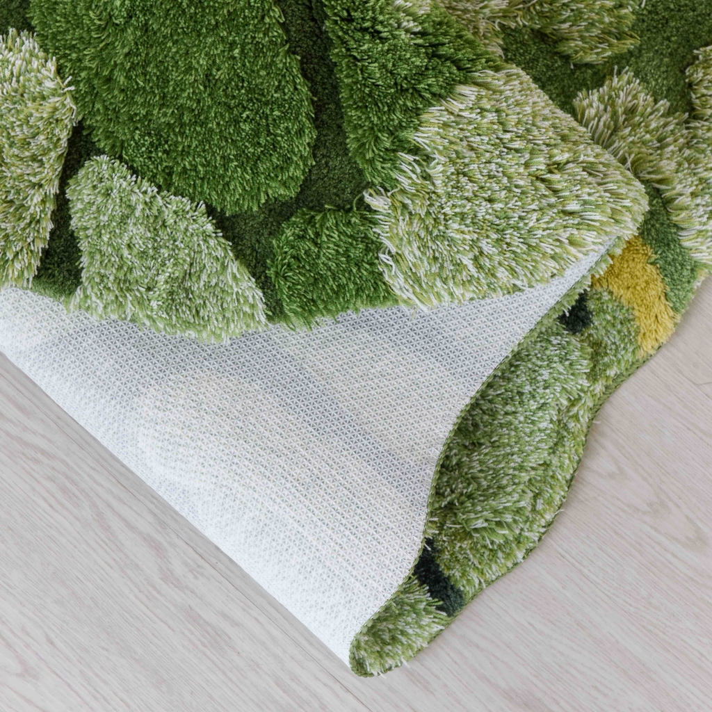 Thảm trải sàn Moss tufted dệt nổi 150 x 158