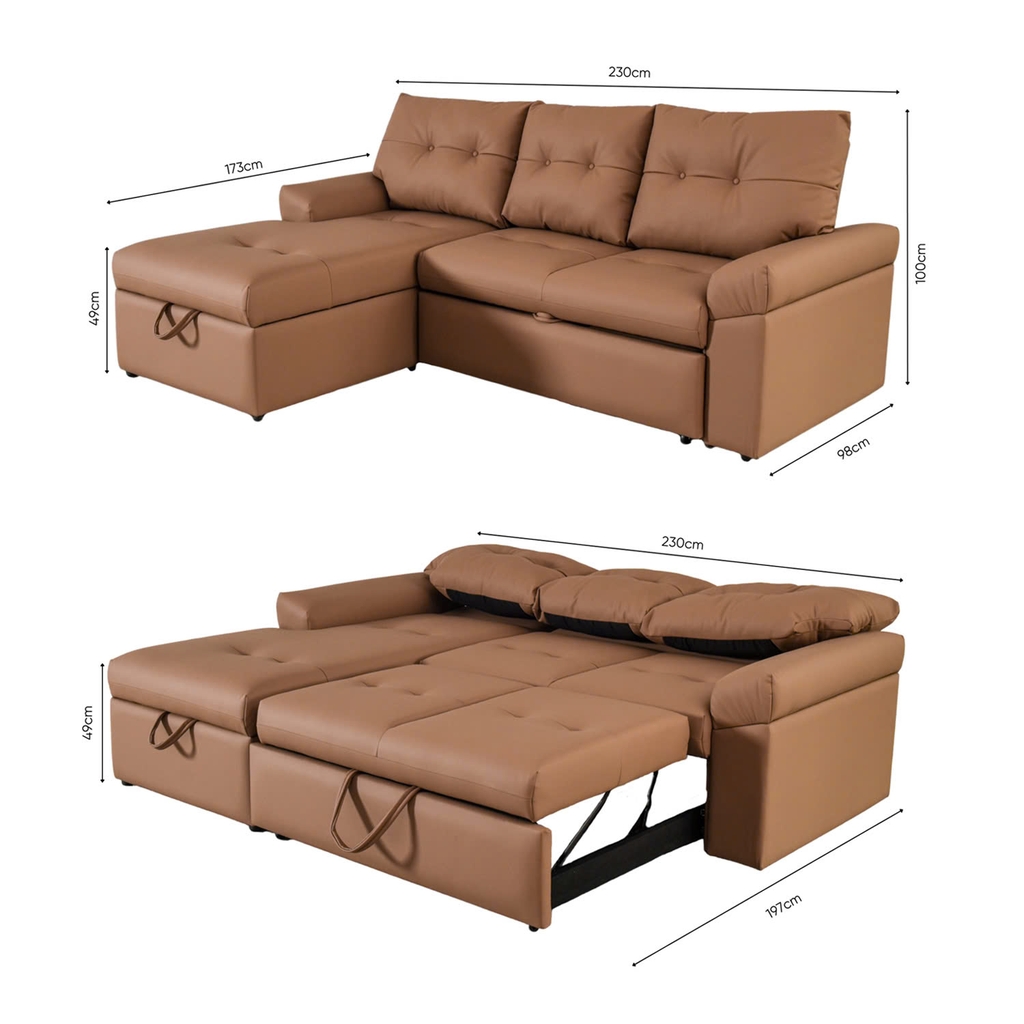 Ghế sofa giường Rygge góc L