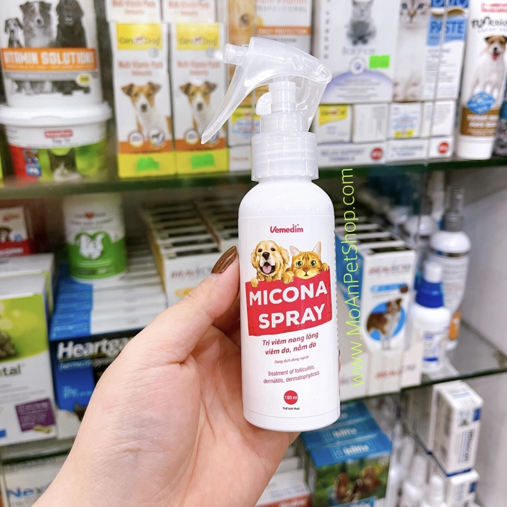 Xịt Trị Viêm Nấm Da Vemedim MICONA SPRAY 100ml