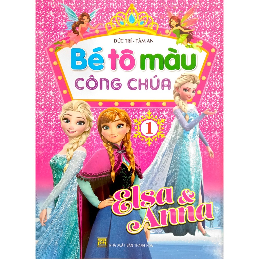 Tô màu Công chúa - 50 Tranh tô màu cho bé gái