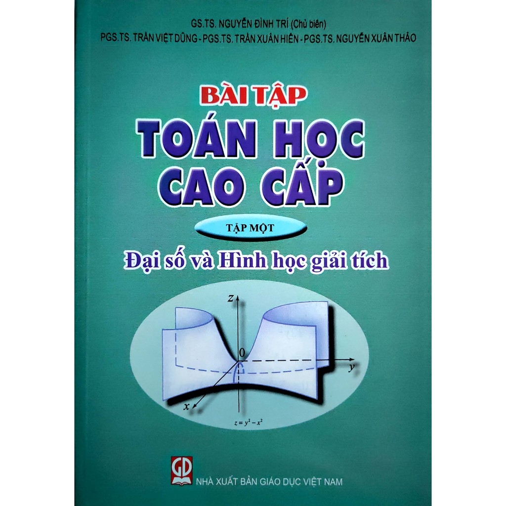 Sách - Bài Tập Toán Học Cao Cấp - Tập 1: Đại Số Và Hình Học Giải Tích | Nhà Sách Giáo Dục Onlygol