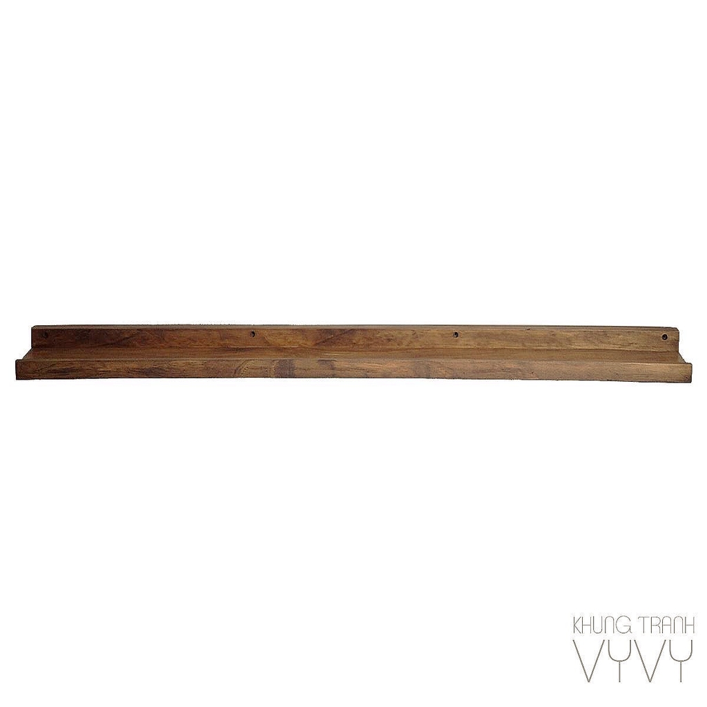 Thanh gỗ treo tường 12x120cm màu rustic