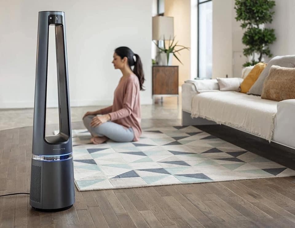 Quạt Tháp kèm lọc không khí Rowenta Eclipse QU5030F0 – 2 In 1