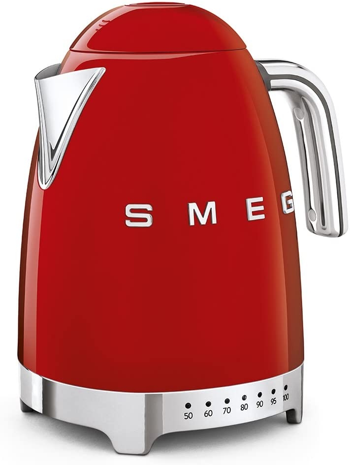 Ấm đun nước SMEG KLF04RDEU, Công suất 2400W, Màu Đỏ