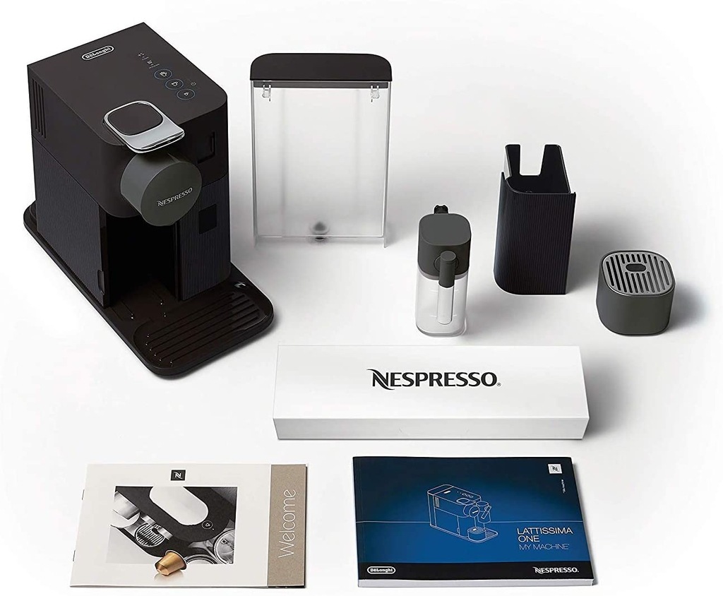 Máy pha café De'Longhi Nespresso Lattissima One, Black (Made in Italia)