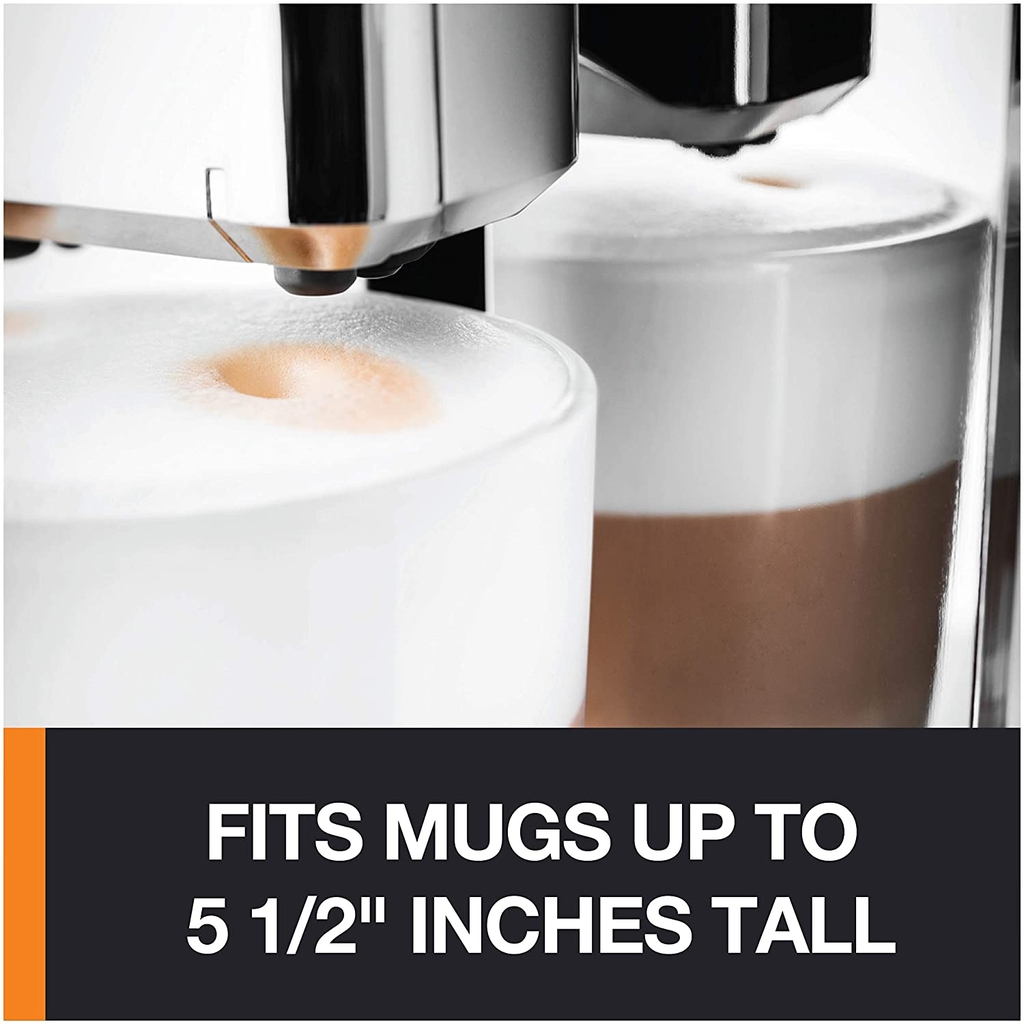 Máy pha Cafe KRUPS EA8918, Làm sạch tự động, chức năng 2 ly, Màn hình cảm ứng One Touch
