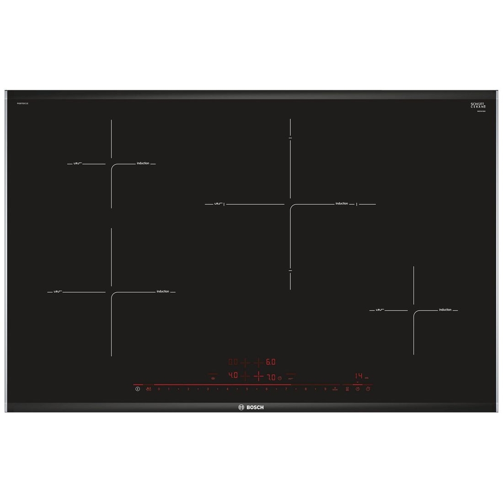 BẾP TỪ BOSCH SERIE 8 PIE875DC1E 4 VÙNG NẤU 80CM