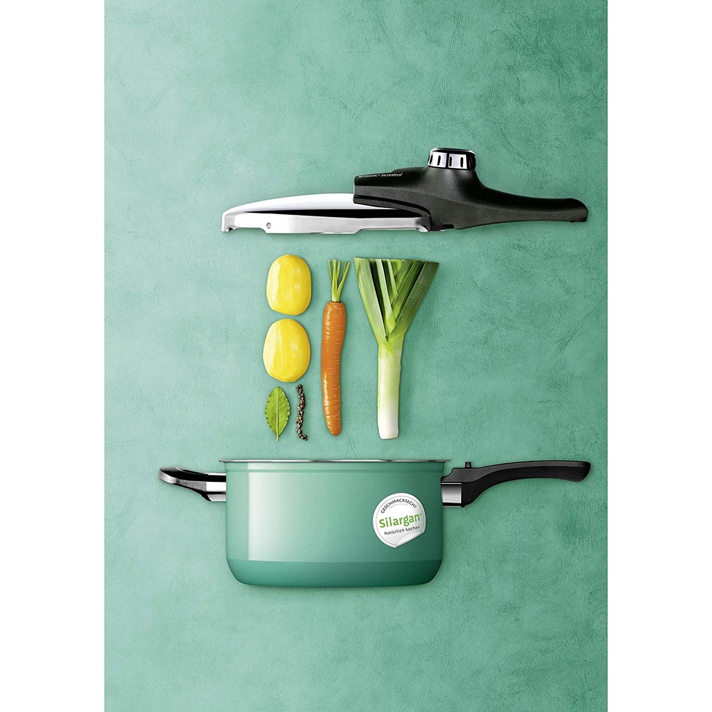 Bộ 2 nồi áp suất SILIT Sicomatic T-plus Duo 4,5+3l Green