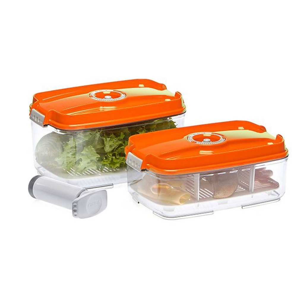 Bộ hộp bảo quản chân không chữ nhật nhỏ STATUS, 5 MÓN