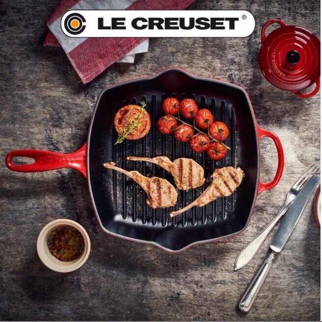 Chảo Nướng LeCreuset Hình Vuông, kích thước 26cm
