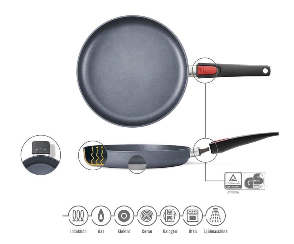 Chảo chống dính WOLL Diamond Lite Fry Pans D24cm