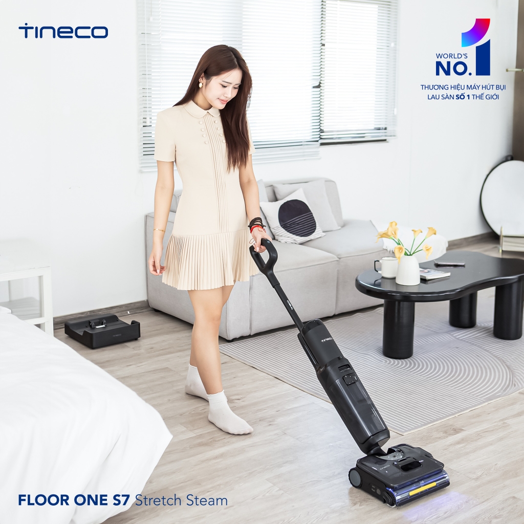 Máy hút bụi lau nhà Tineco Floor One S7 Stretch Steam
