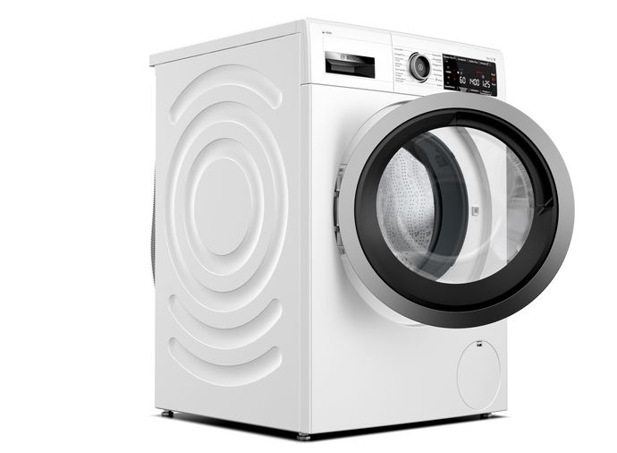 Máy giặt Bosch WAV28K40 Sê-ri 8 Máy giặt cửa trước, 152 kWh mỗi năm, 1400 vòng/phút, 9 kg, i-DOS ™, Kết nối Home Connect [Loại năng lượng A +++]