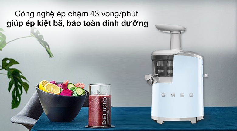 MÁY ÉP TRÁI CÂY CHẬM SMEG SJF01