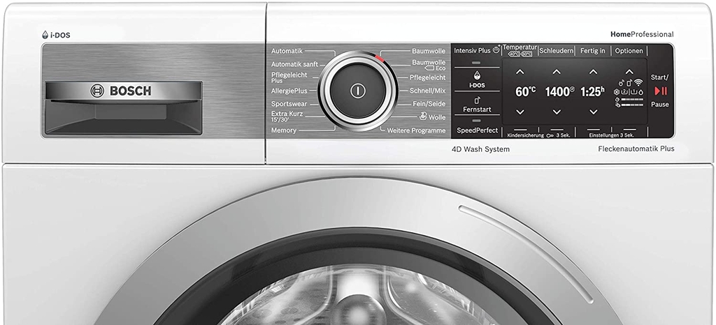 Máy Giặt Bosch WAV28E42 Series 8, 1400 vòng/phút, 9 kg