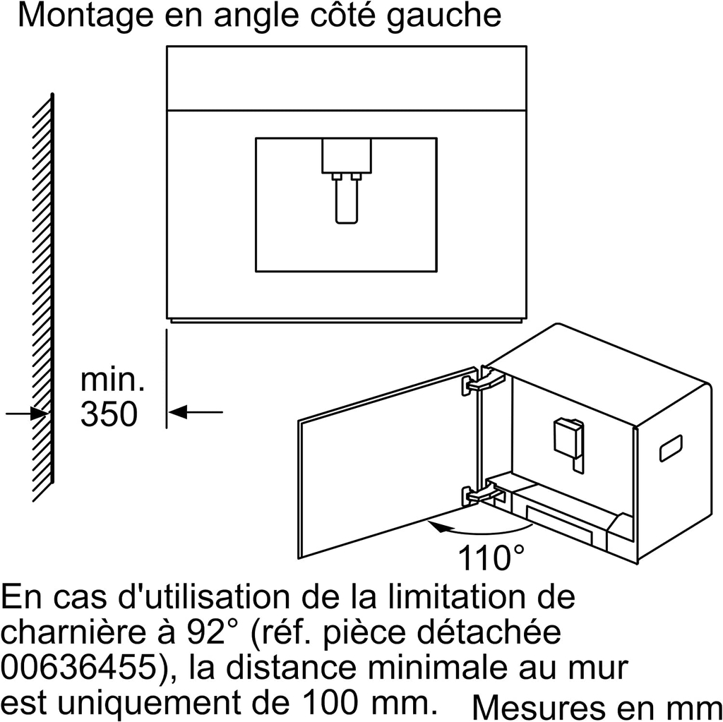 Máy pha cafe Bosch CTL636EB6 Serie 8 màu đen, lắp âm tủ, pha cà phê hoàn toàn tự động