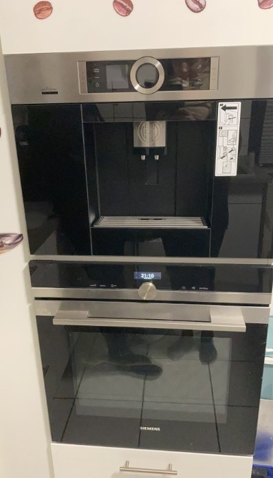 Máy pha cafe Bosch CTL636EB6 Serie 8 màu đen, lắp âm tủ, pha cà phê hoàn toàn tự động